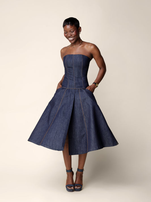 "Big Jue" Denim skirt